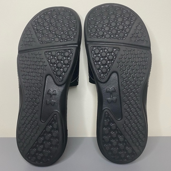 Under Armour 4D Foam Black Adjustable Slide Sandals Women’s Size 9 - Picture 5 of 12